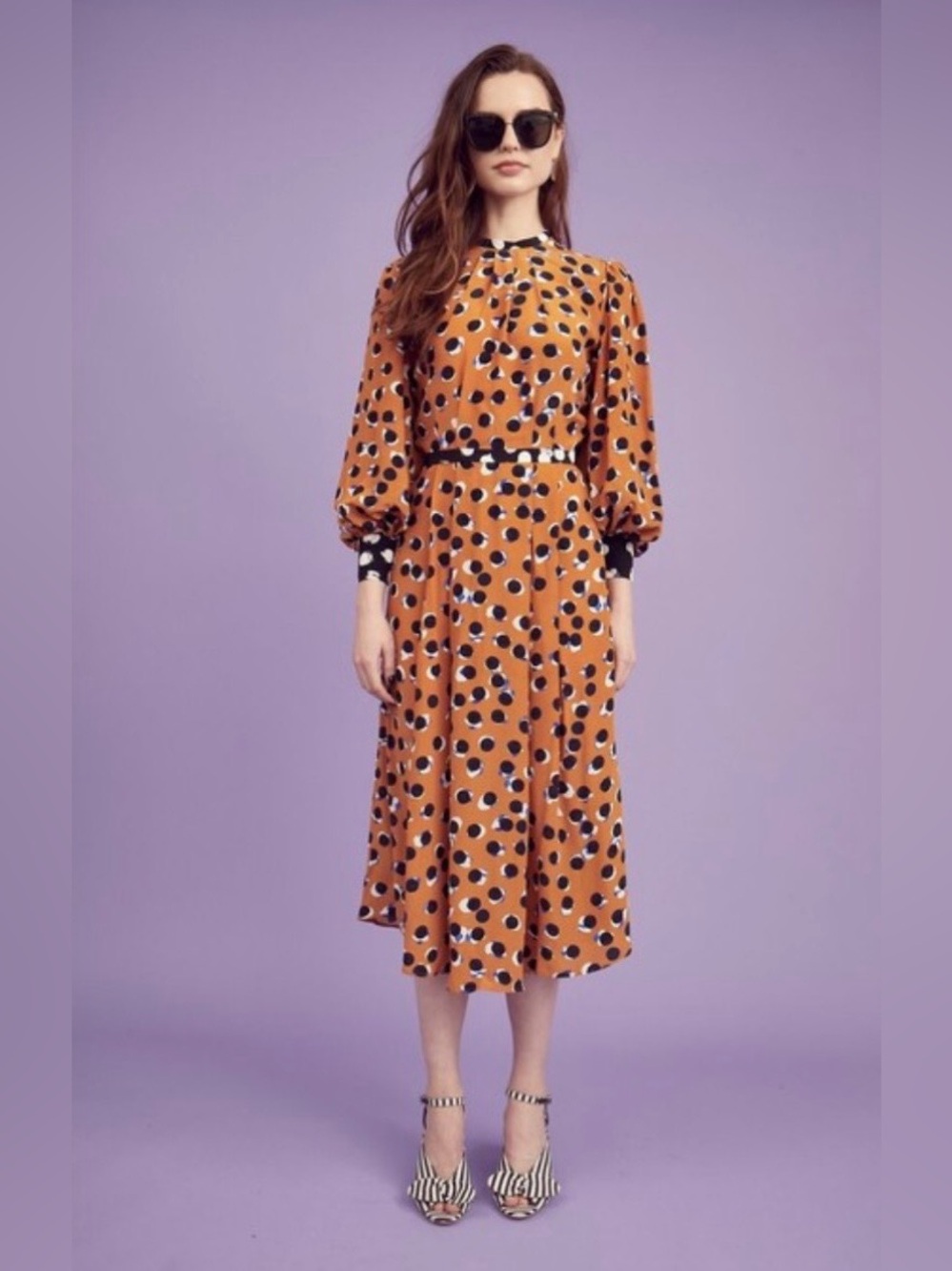 Hunter Bell Burnt Dot Casper Dress 6